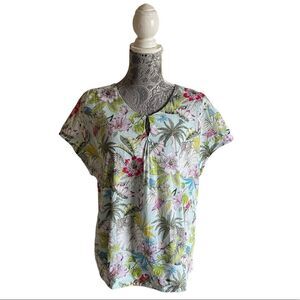 Vilagallo Jungle Print Blouse Size 42